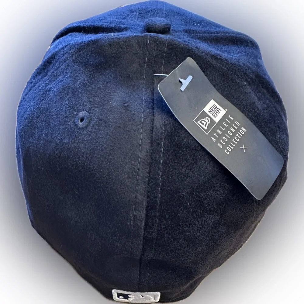New Era NY Yankees Faux Suede Black Player Designed 59FIFTY Baseball Hat Cap SZ8